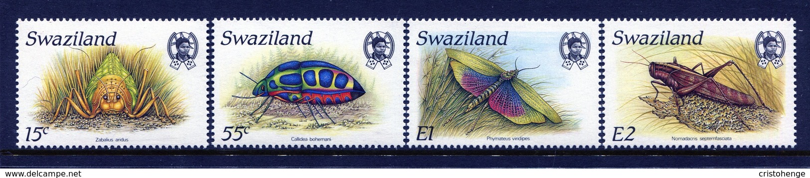 Swaziland 1988 Insects Set MNH (SG 541-544) - Swaziland (1968-...)