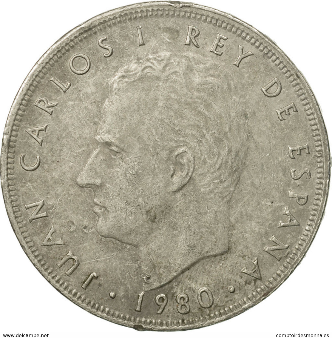 Monnaie, Espagne, Juan Carlos I, 100 Pesetas, 1980, Madrid, B+, Copper-nickel - 100 Pesetas