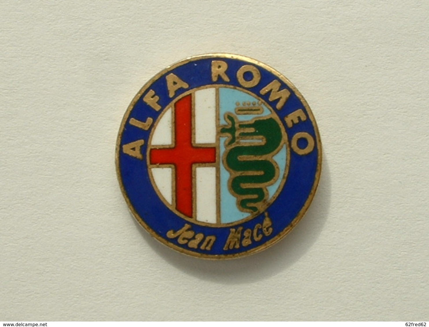 PIN'S ALFA ROMEO - JEAN MACE - Alfa Romeo