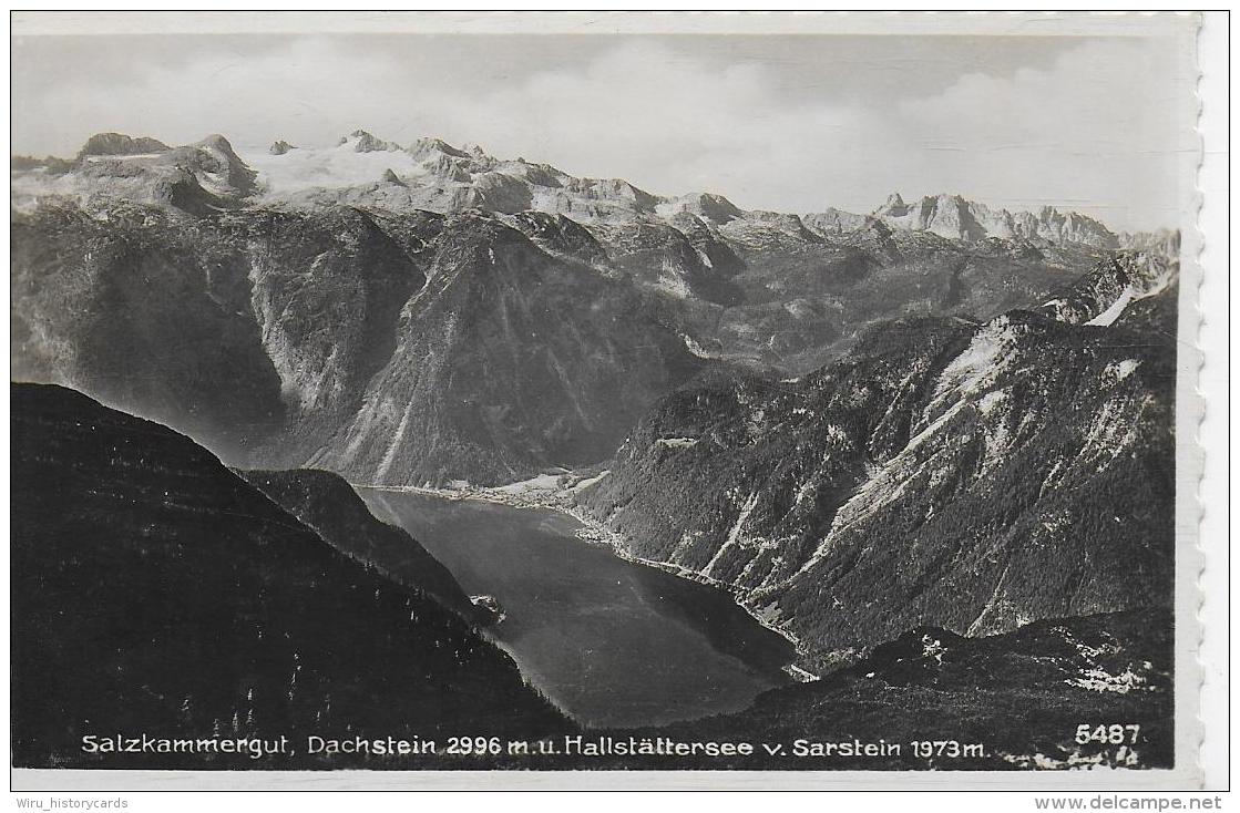 AK 0014  Dachstein Und Hallstättersee Vom Sarstein - Verlag Brandt Um 1942 - Hallstatt