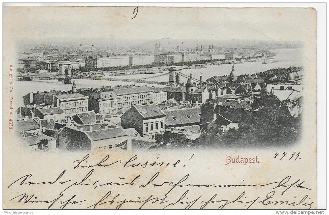 AK 0014  Budapest Um 1899 - Ungarn