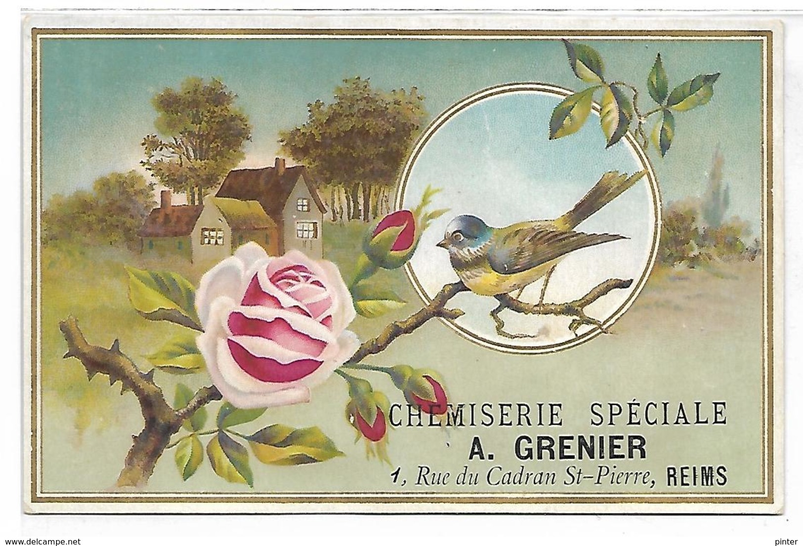 CHROMO - Chemiserie Spéciale Z. GRENIER - Reims - Autres & Non Classés