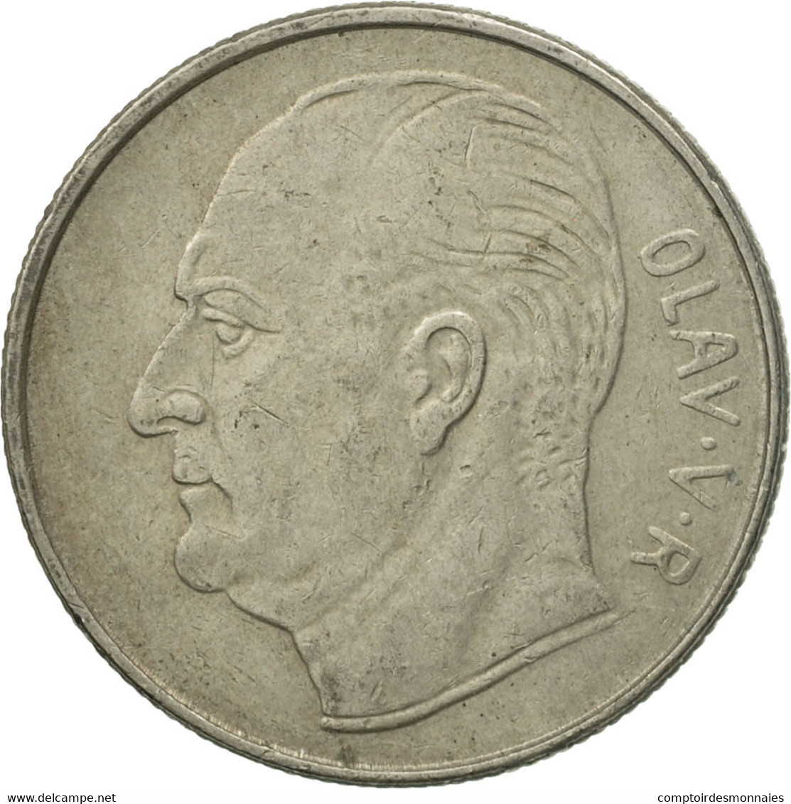 Monnaie, Norvège, Olav V, Krone, 1973, TTB, Copper-nickel, KM:409 - Norvège