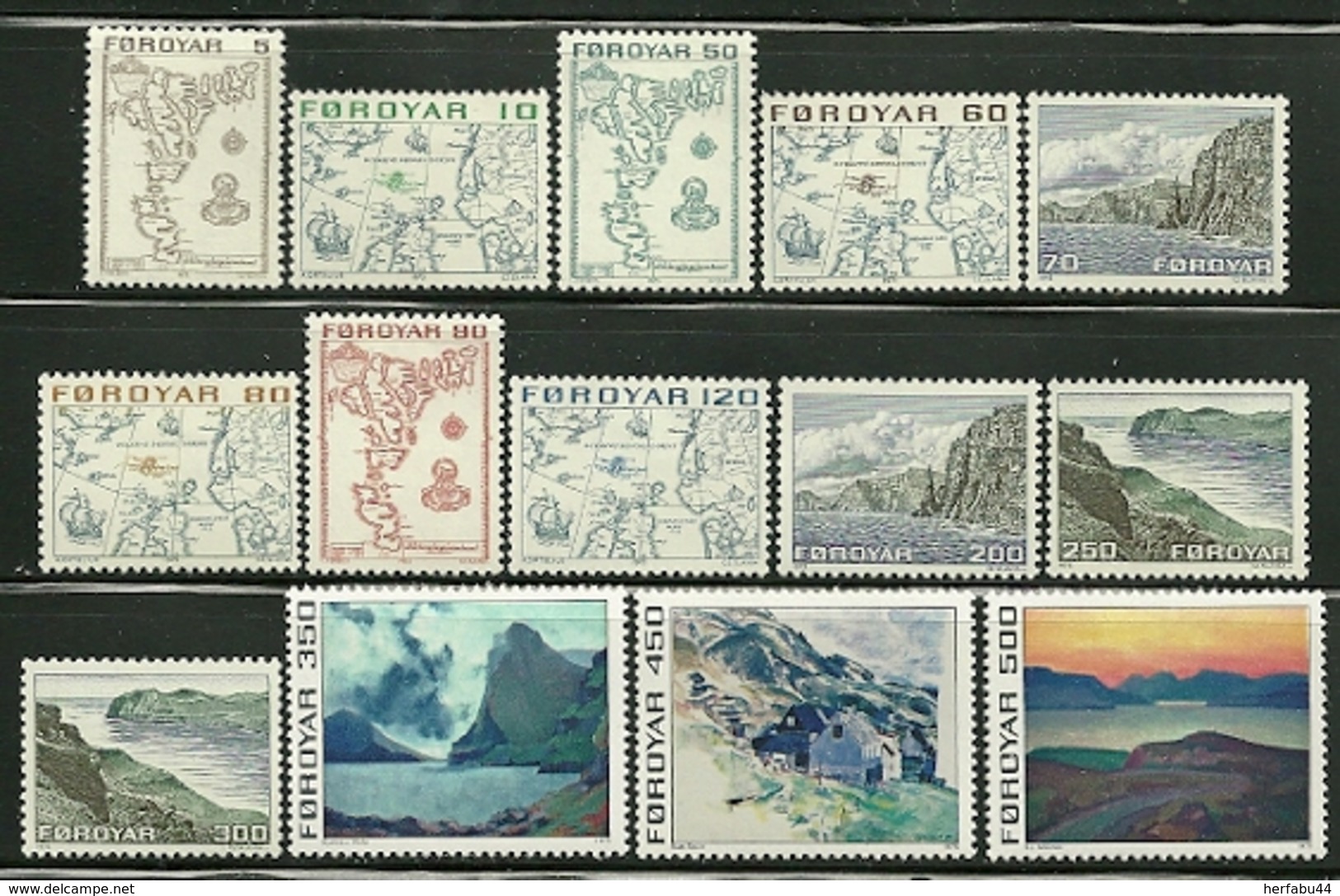 Faroe Islands    Set     SC# 7-20     Mint - Faroe Islands