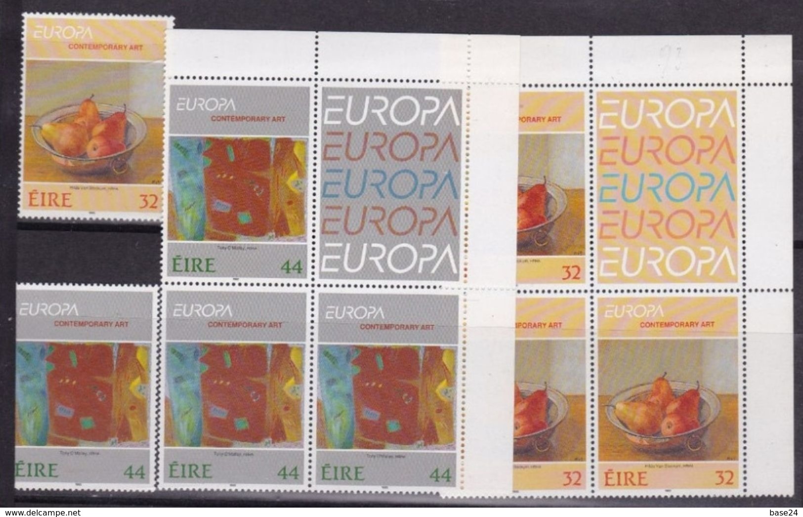 1993 Irlanda ÉIRE Ireland EUROPA CEPT EUROPE 4 Serie Di 2v. MNH** - 1993