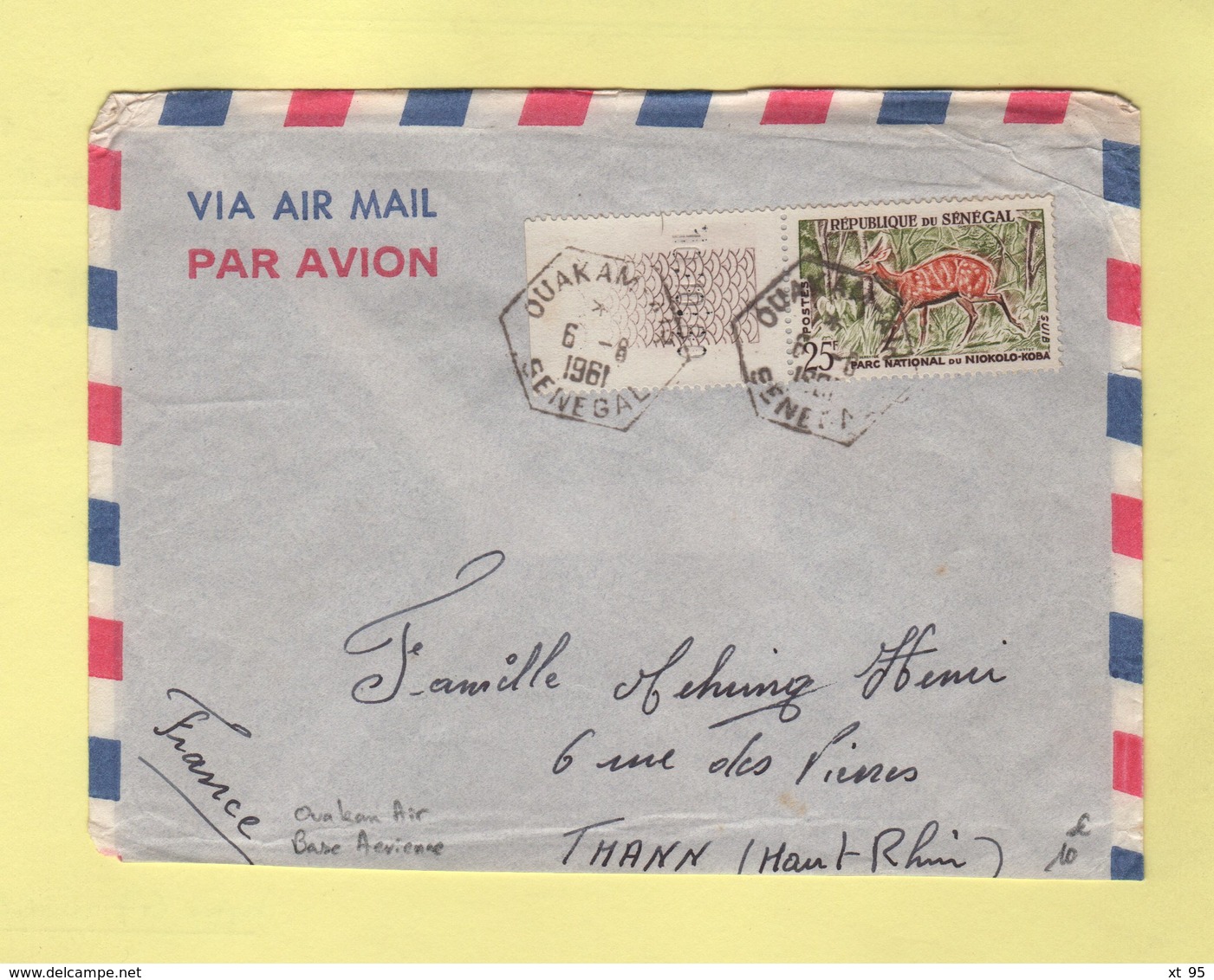 Ouakam Air - Senegal - 1961 - Base Aerienne - Destination France - Senegal (1960-...)