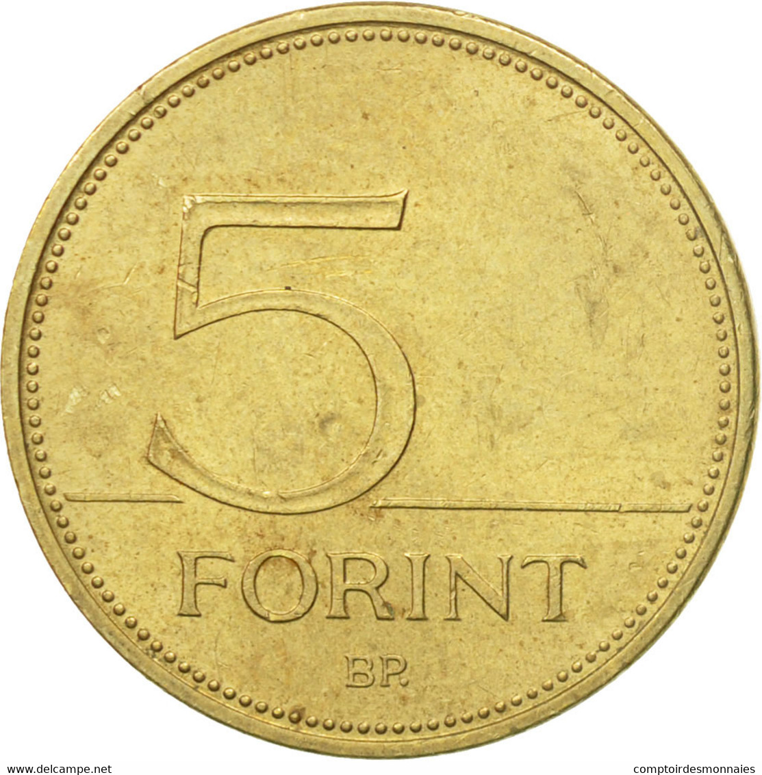 Monnaie, Hongrie, 5 Forint, 1994, Budapest, TB+, Nickel-brass, KM:694 - Hongrie