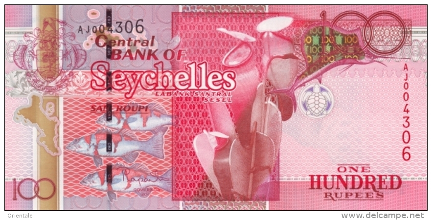 SEYCHELLES P. 44a 100 R 2011 UNC - Seychelles