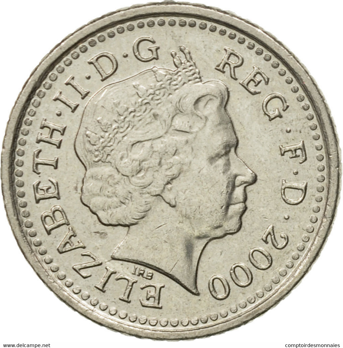 Monnaie, Grande-Bretagne, Elizabeth II, 5 Pence, 2000, TTB+, Copper-nickel - 5 Pence & 5 New Pence