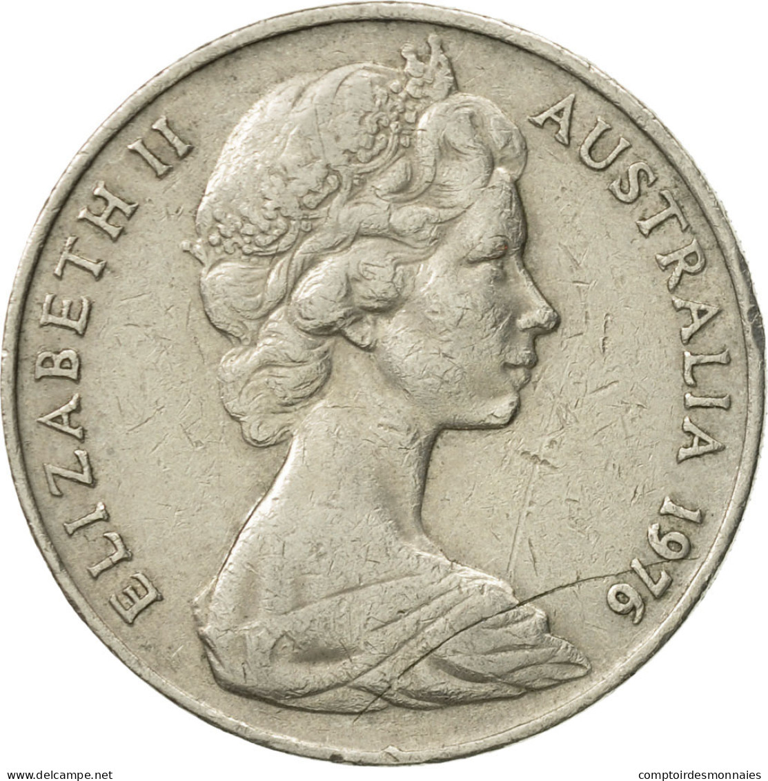 Monnaie, Australie, Elizabeth II, 20 Cents, 1976, TTB, Copper-nickel, KM:66 - 20 Dollars