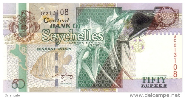 SEYCHELLES P. 39A 50 R 2005 UNC - Seychelles