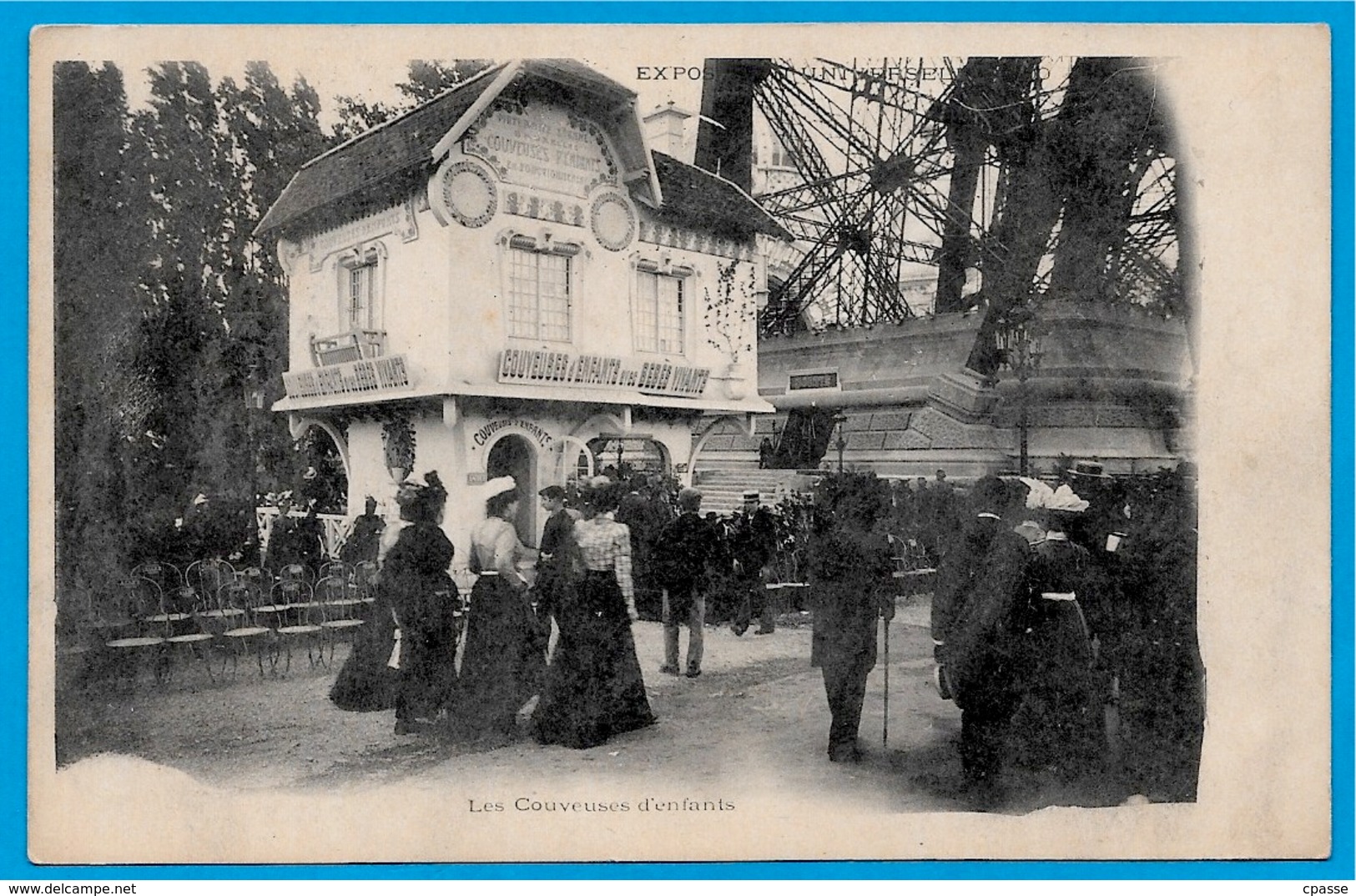 CPA EXPOSITION UNIVERSELLE De PARIS 1900 (près Pilier De La Tour Eiffel) LES COUVEUSES D'ENFANTS - Expositions