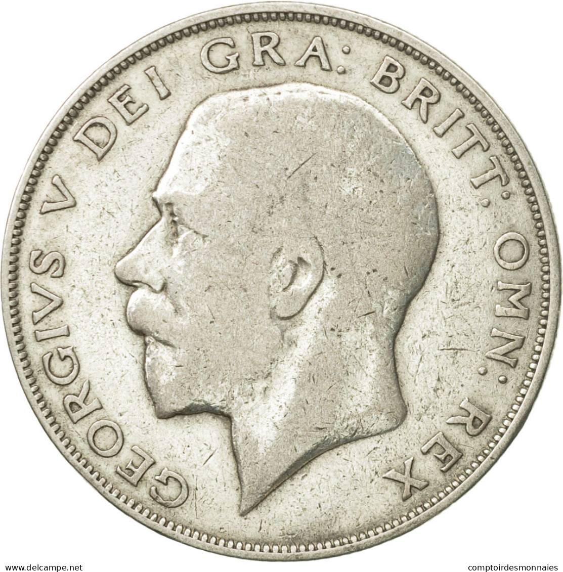 Monnaie, Grande-Bretagne, George V, 1/2 Crown, 1924, TTB, Argent, KM:818.2 - K. 1/2 Crown