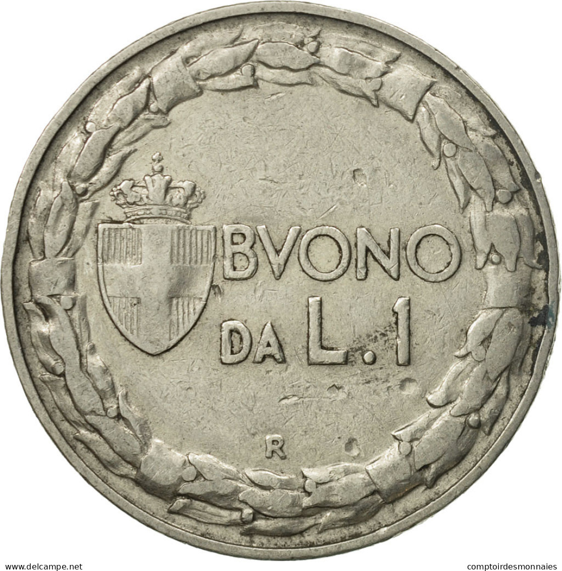 Monnaie, Italie, Vittorio Emanuele III, Lira, 1922, Rome, TTB, Nickel, KM:62 - 1 Lira