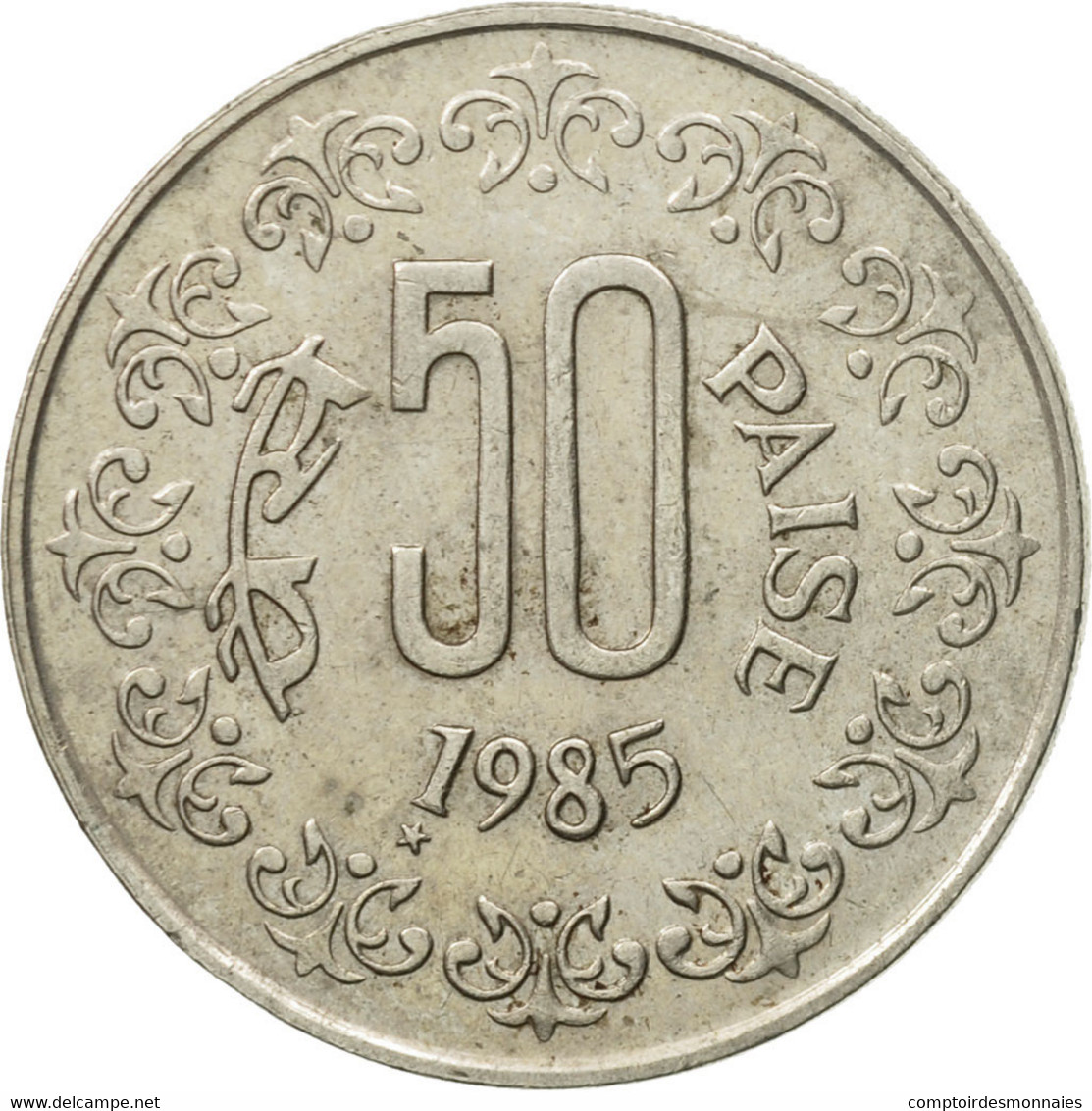 Monnaie, INDIA-REPUBLIC, 50 Paise, 1985, SUP, Copper-nickel, KM:65 - Indonésie