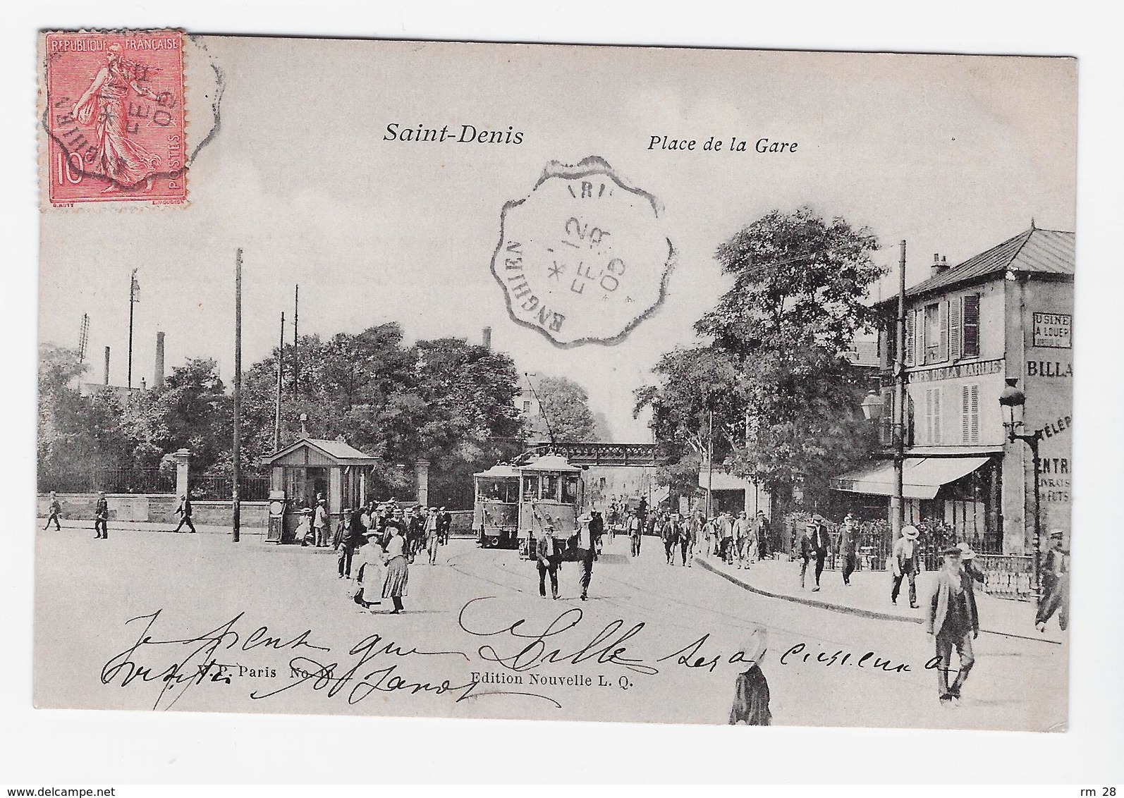 Saint-Denis : lot de 41 CPA (1905 à 1916, ABE et BE) voir les 42 scans et le descriptif