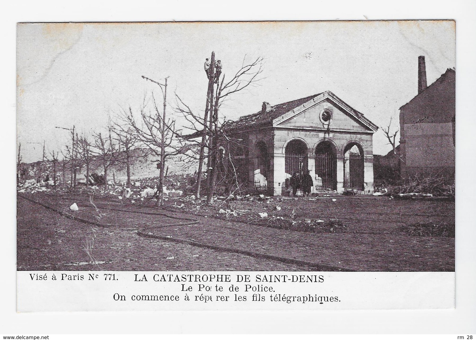 Saint-Denis : lot de 41 CPA (1905 à 1916, ABE et BE) voir les 42 scans et le descriptif