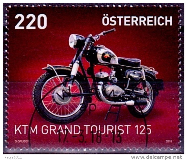 Austria Österreich 2018  Motorräder (X) USED / O / GESTEMPELT - Gebraucht