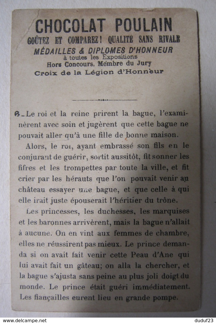 CHROMO CHOCOLAT POULAIN : CONTE DE PEAU D'ANE  LES FIANÇAILLES - Poulain