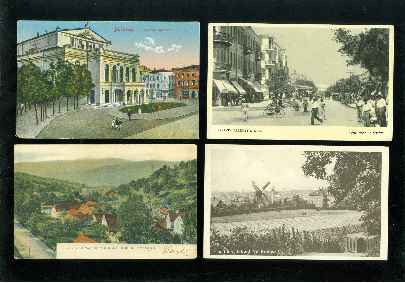 Beau lot de 60 cartes postales du monde        Mooi lot van 60 postkaarten van de wereld - 60 scans