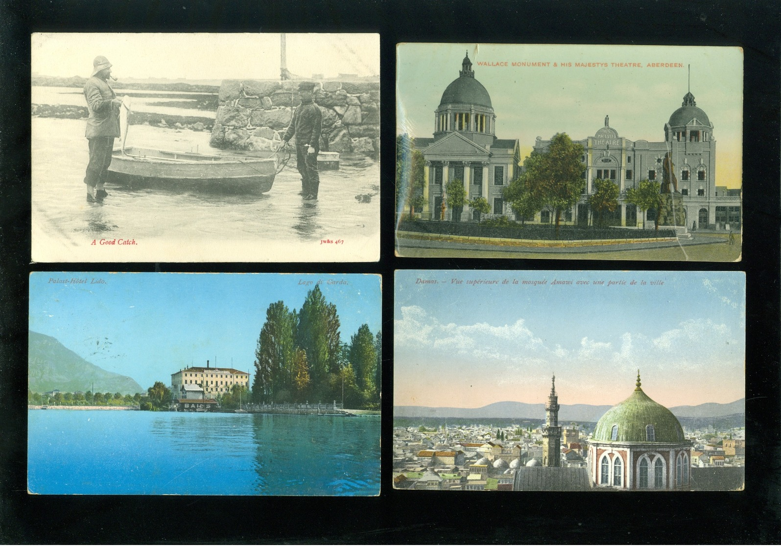Beau lot de 60 cartes postales du monde        Mooi lot van 60 postkaarten van de wereld - 60 scans