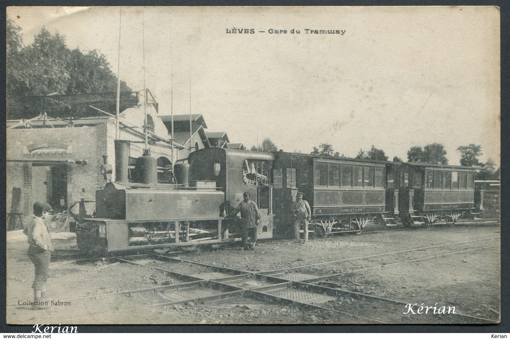 Lèves - Gare Du Tramway - 030 "Bonneval" - Collection Sabron - Voir 3 Scans - Lèves