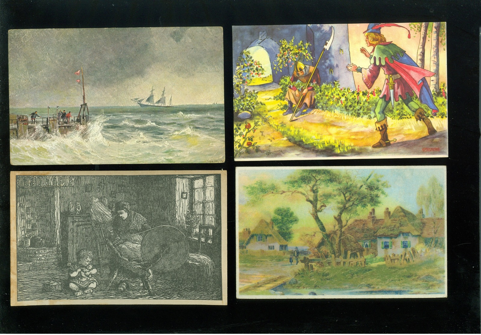 Beau Lot De 60 Cartes Postales De Fantaisie   Mooi Lot 60 Postkaarten Van Fantasie -  60 Scans - 5 - 99 Cartes