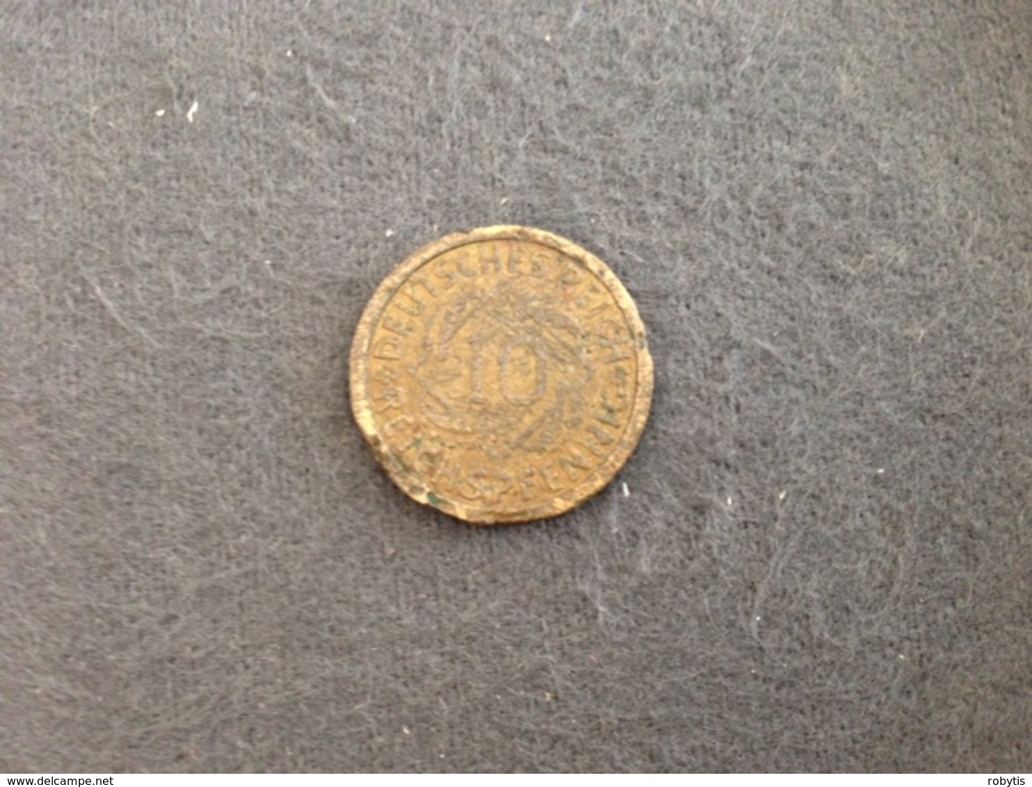 10 Pfennig 1924 A- Germany - 10 Rentenpfennig & 10 Reichspfennig
