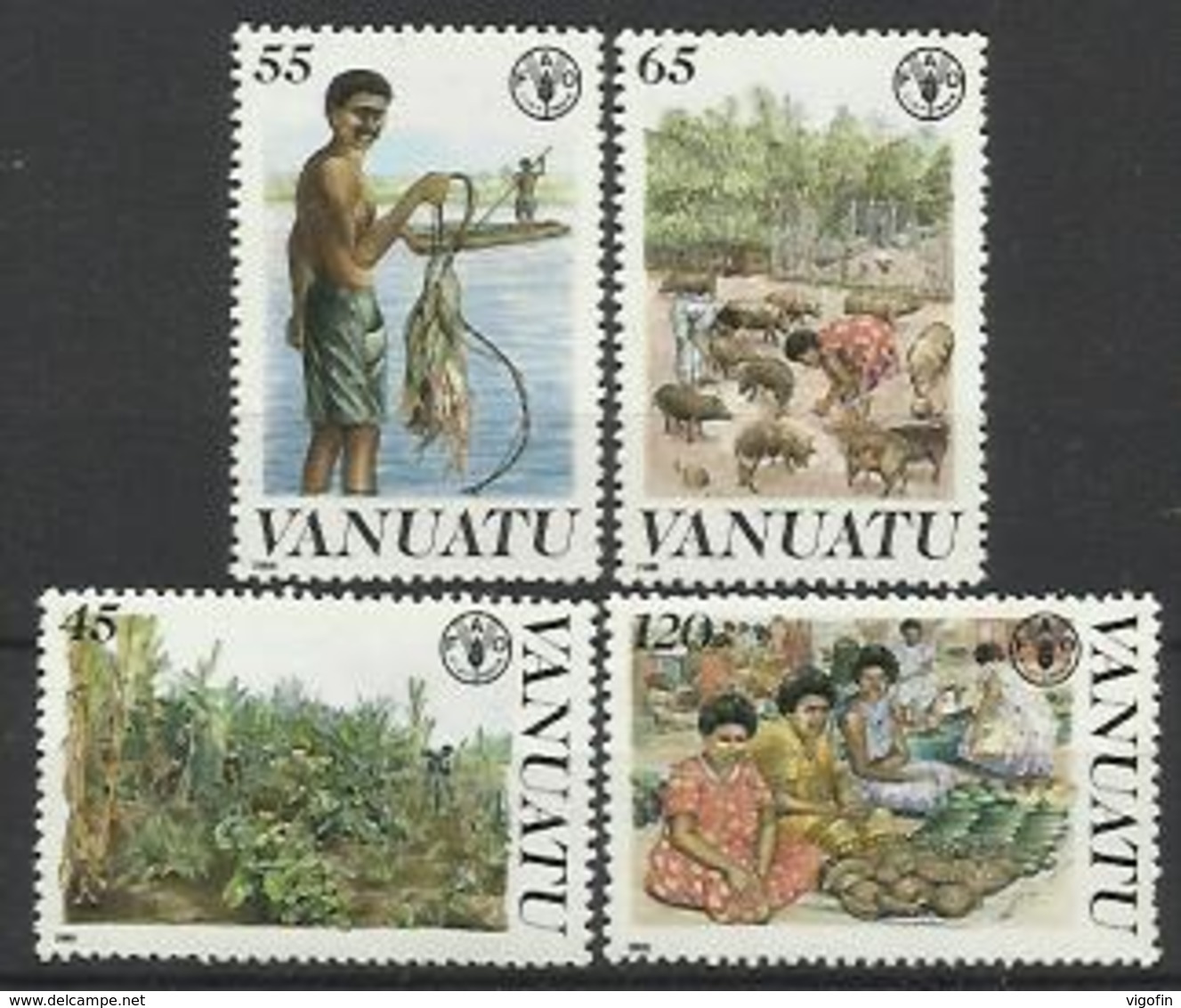 VA 1988-802-6 F A O , VANUATU 1 X 5v + S/S, MNH - Sonstige & Ohne Zuordnung