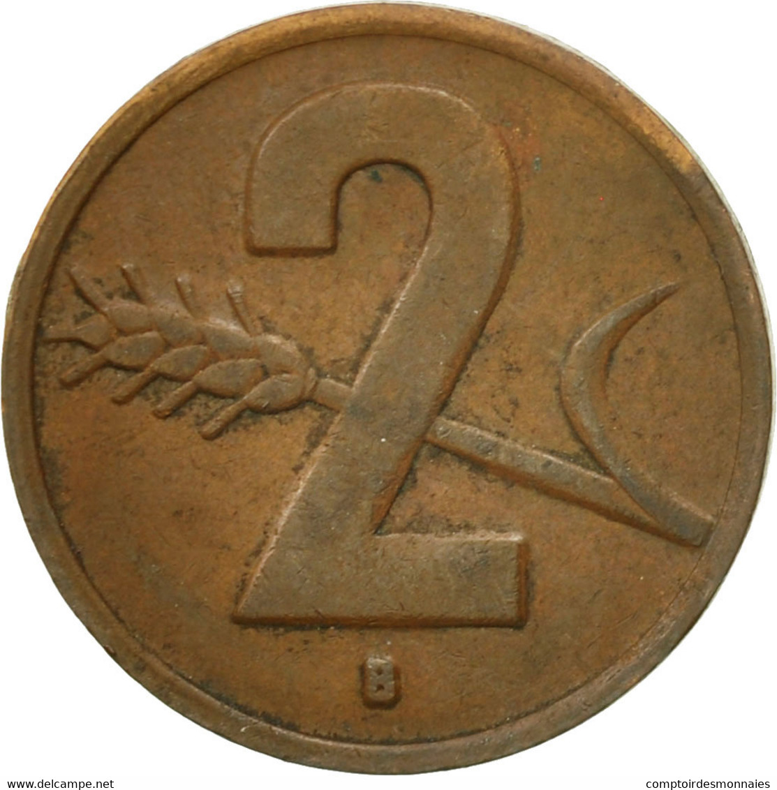 Monnaie, Suisse, 2 Rappen, 1948, Bern, TB+, Bronze, KM:47 - Otros & Sin Clasificación