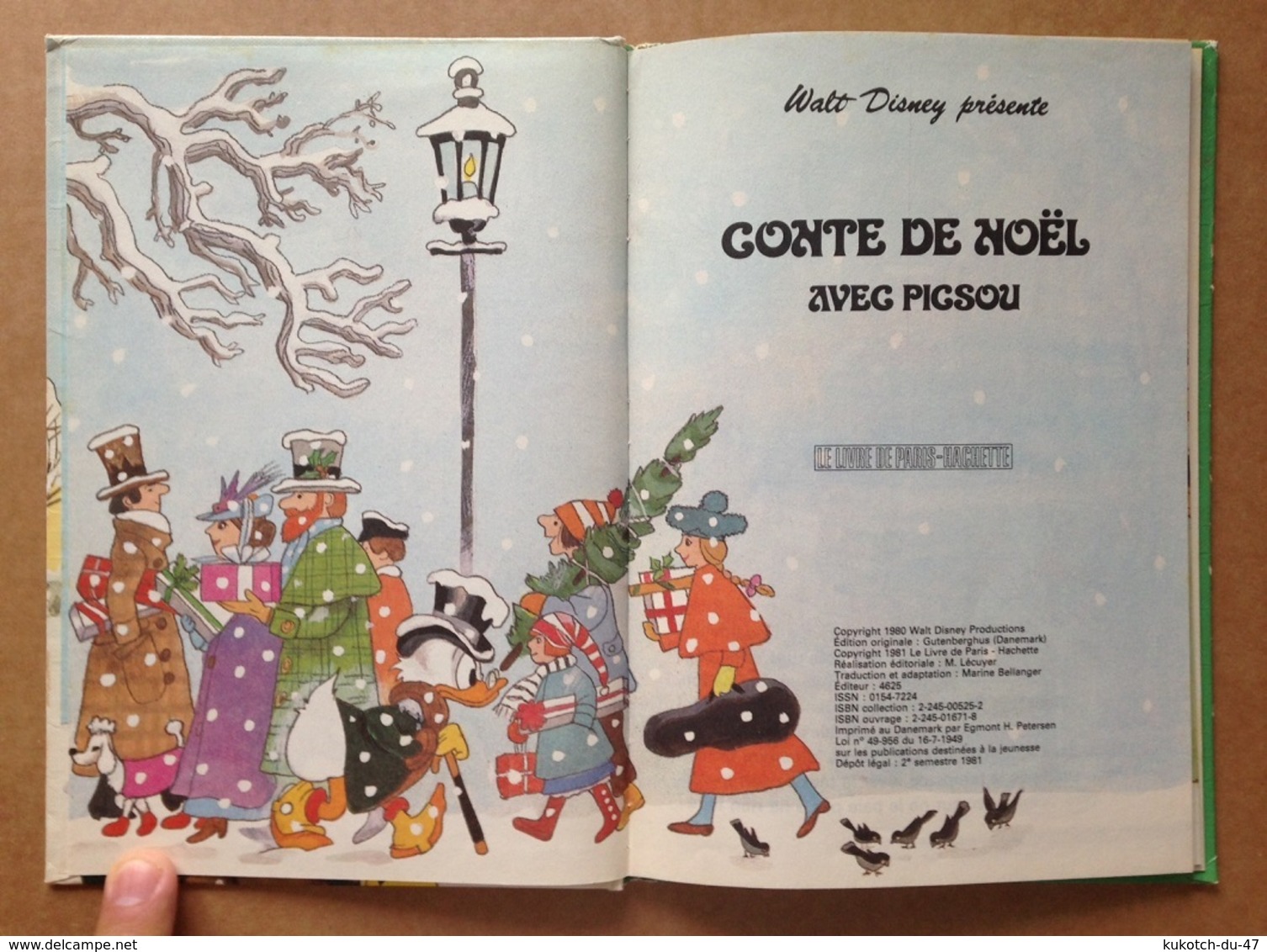 Disney - Mickey Club Du Livre - Conte De Noël Avec Picsou (1981) - Disney