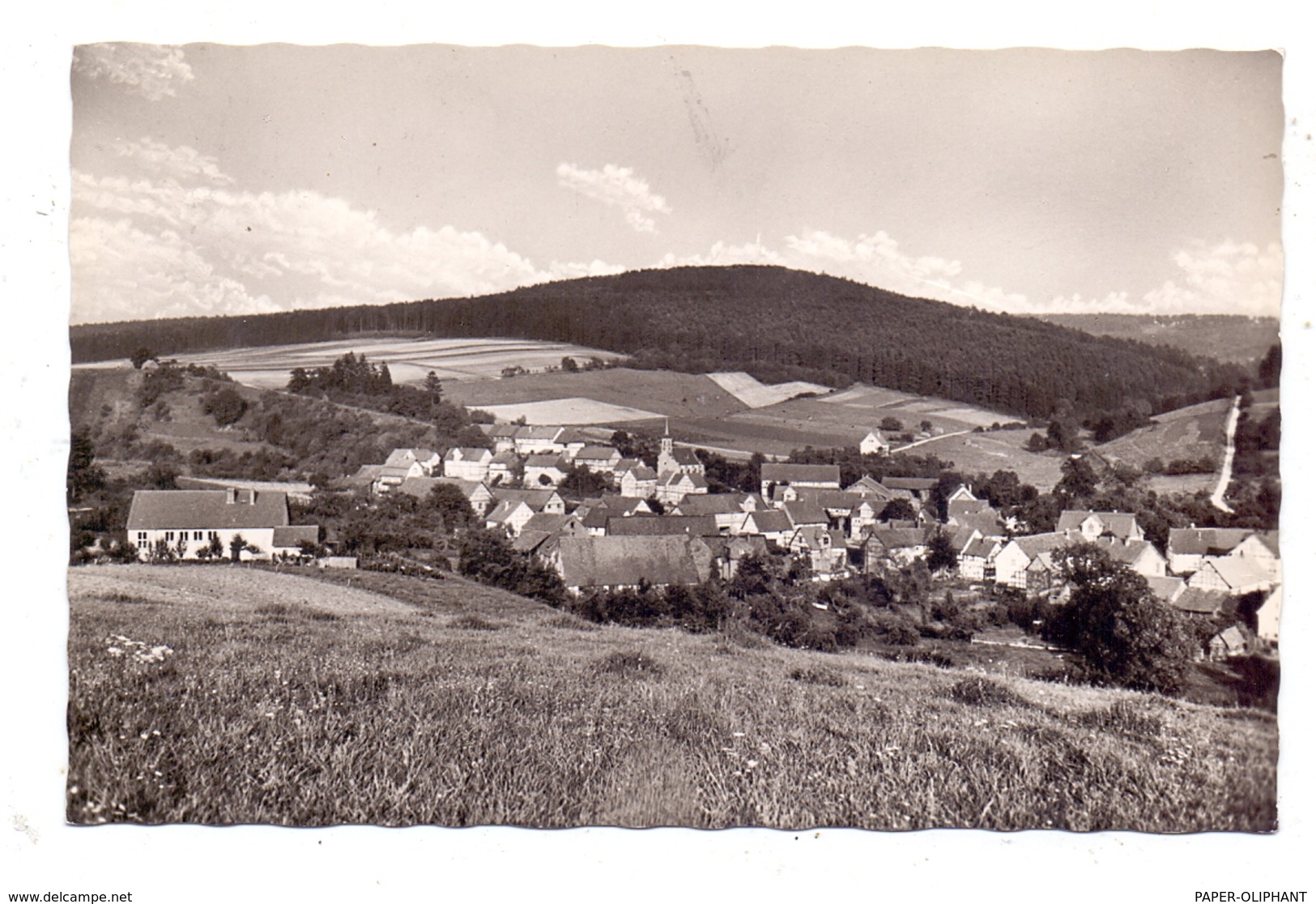 3509 MORSCHEN - EUBACH, Ortsansicht - Homberg