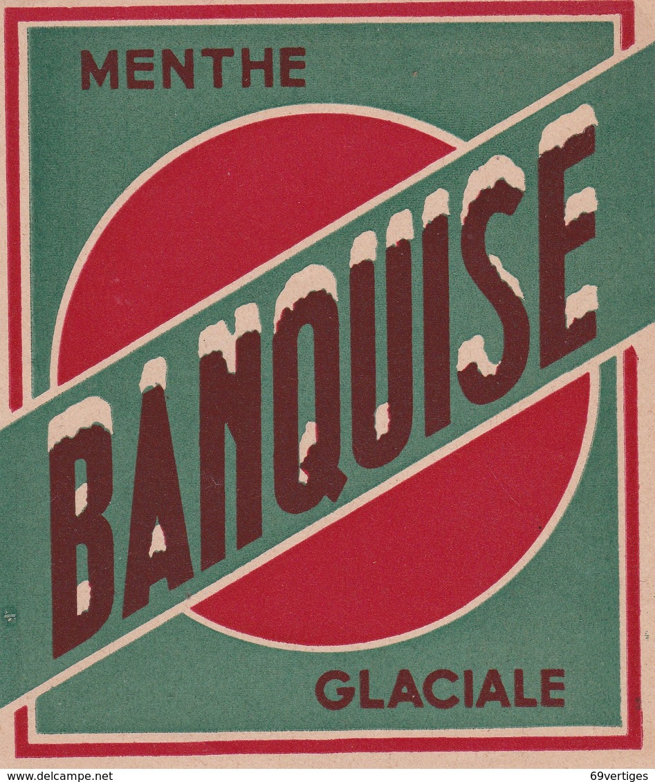 "BANQUISE" Menthe Glaciale, Etiquette - Other & Unclassified