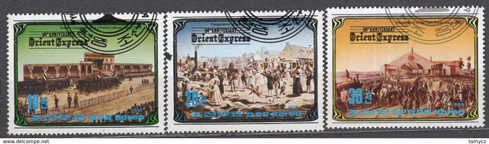 Used Mi. 2491-93 ORIENT EXPRESS - Korea, North