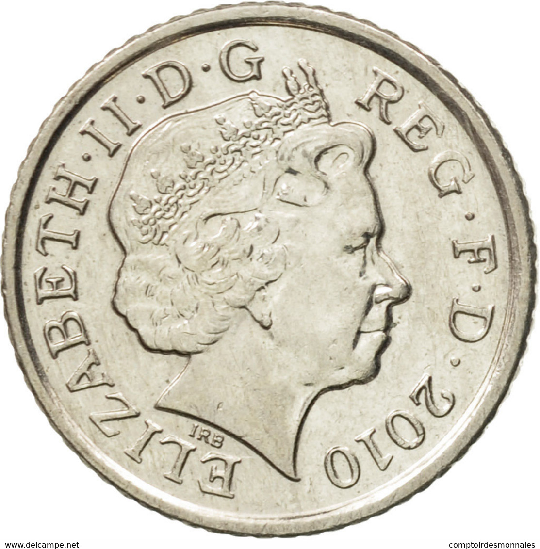 Monnaie, Grande-Bretagne, Elizabeth II, 5 Pence, 2010, TTB+, Copper-nickel - 5 Pence & 5 New Pence