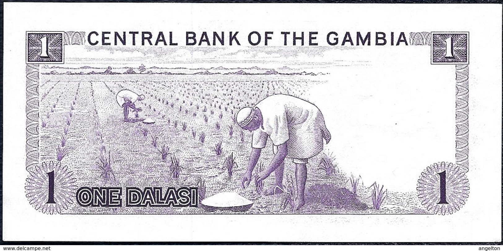 Gambia, 1 Dalasi 1971 UNC Banknote - Gambie
