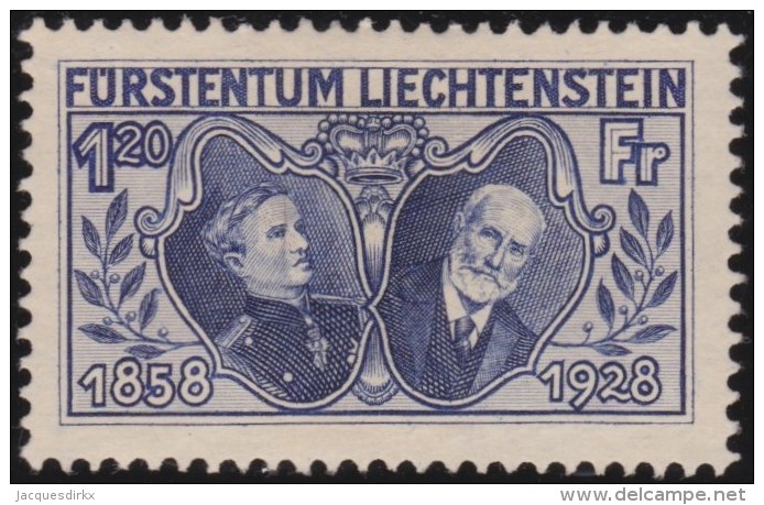 Liechtenstein    .    Yvert     .     86        .   (*)    .      Kein  Gummi     .  /     .    No  Gum - Neufs