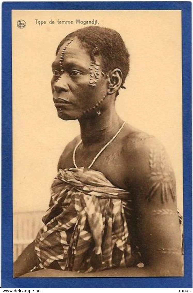 CPA Tatouages Tatoo Tatoe Congo Scarification Type Ethnic Non Circulé - Congo Belge