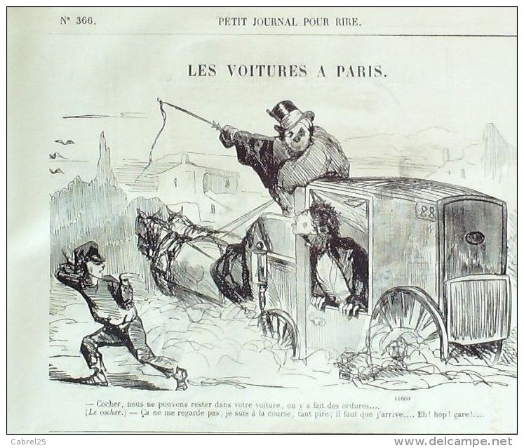 PETIT JOURNAL Du RIRE-1862-366-GREVIN-DORE-BAYARD-LEFILS-BARIC- - 1850 - 1899