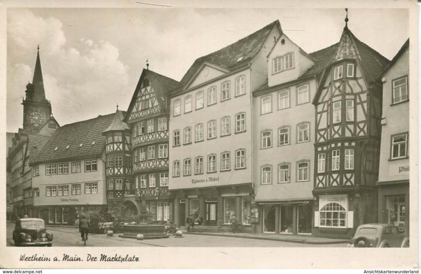 005096  Wertheim A. Main - Der Marktplatz - Wertheim