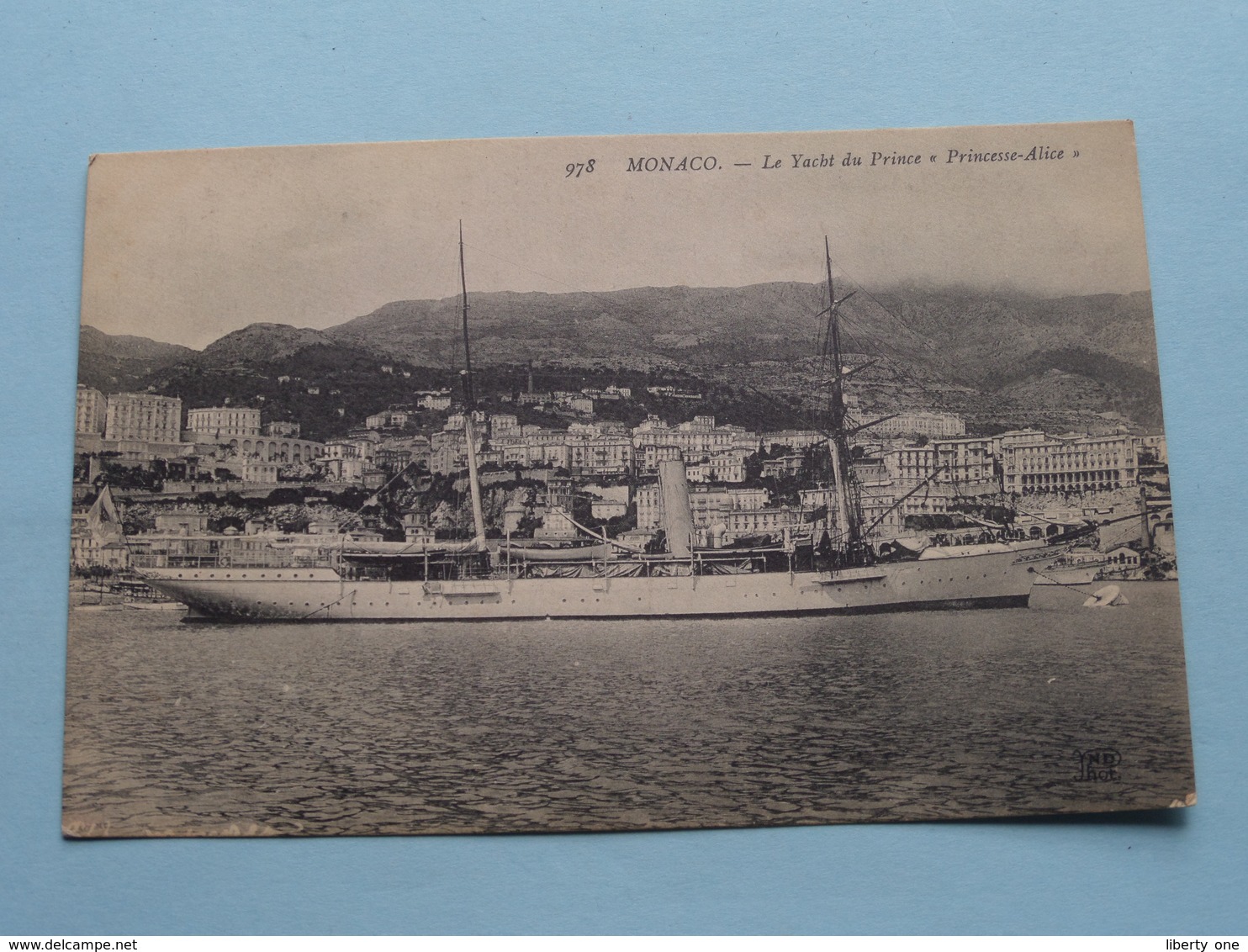 Le YACHT Du PRINCE " PRINCESSE-ALICE " MONACO ( 978 ) Anno 19?? ( Zie Foto ) ! - Veleros