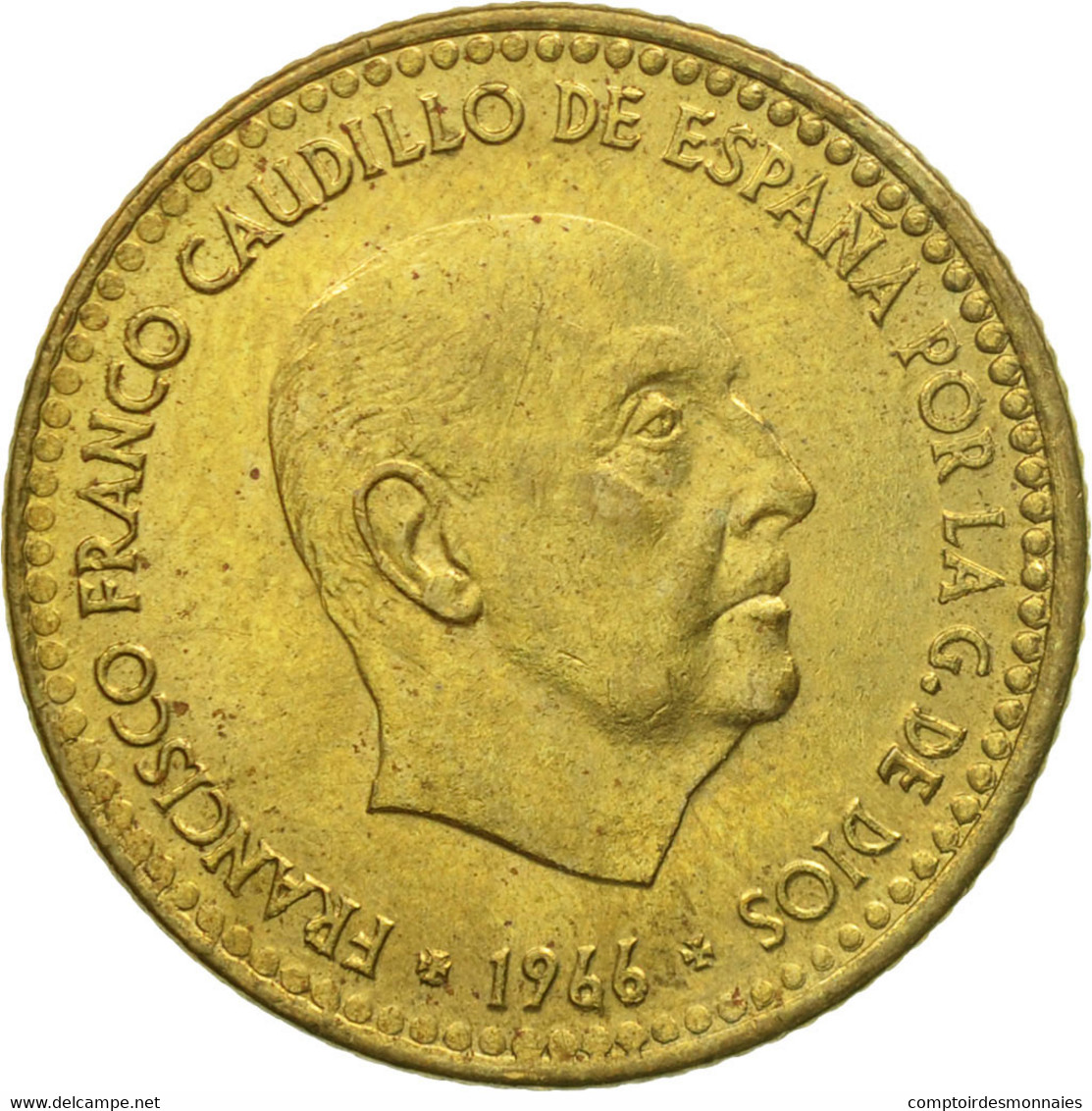 Monnaie, Espagne, Francisco Franco, Caudillo, Peseta, 1974, TTB - 1 Peseta