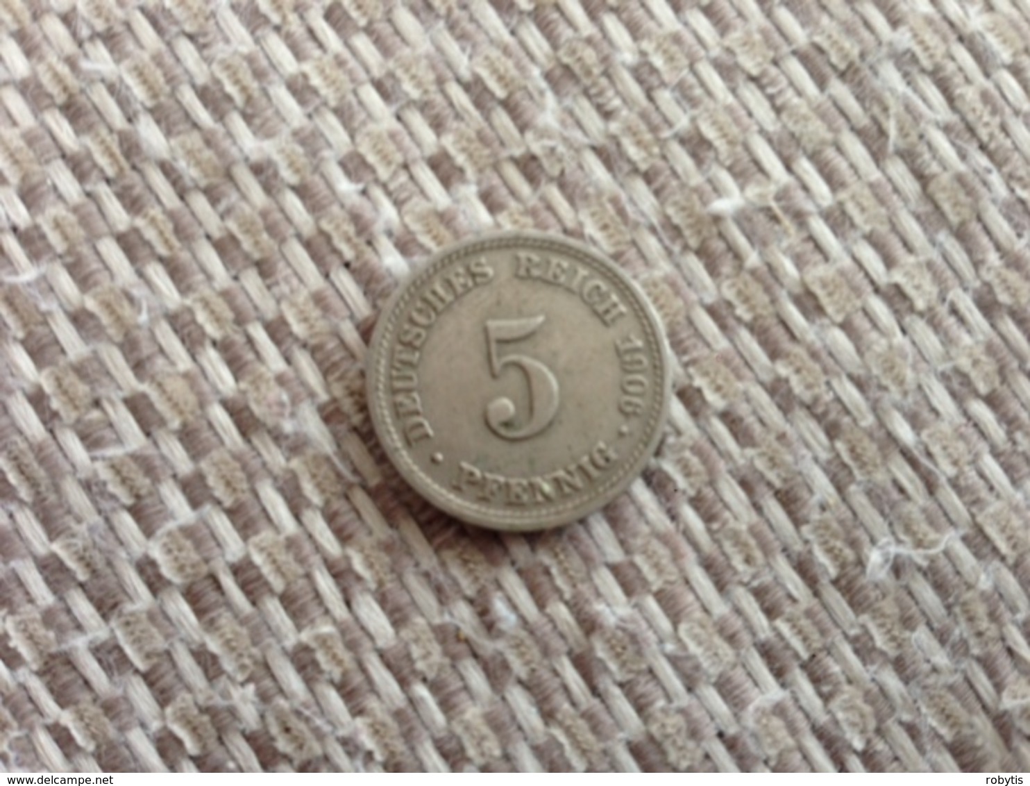 5 Pfennig 1906 D - Germany - 10 Pfennig