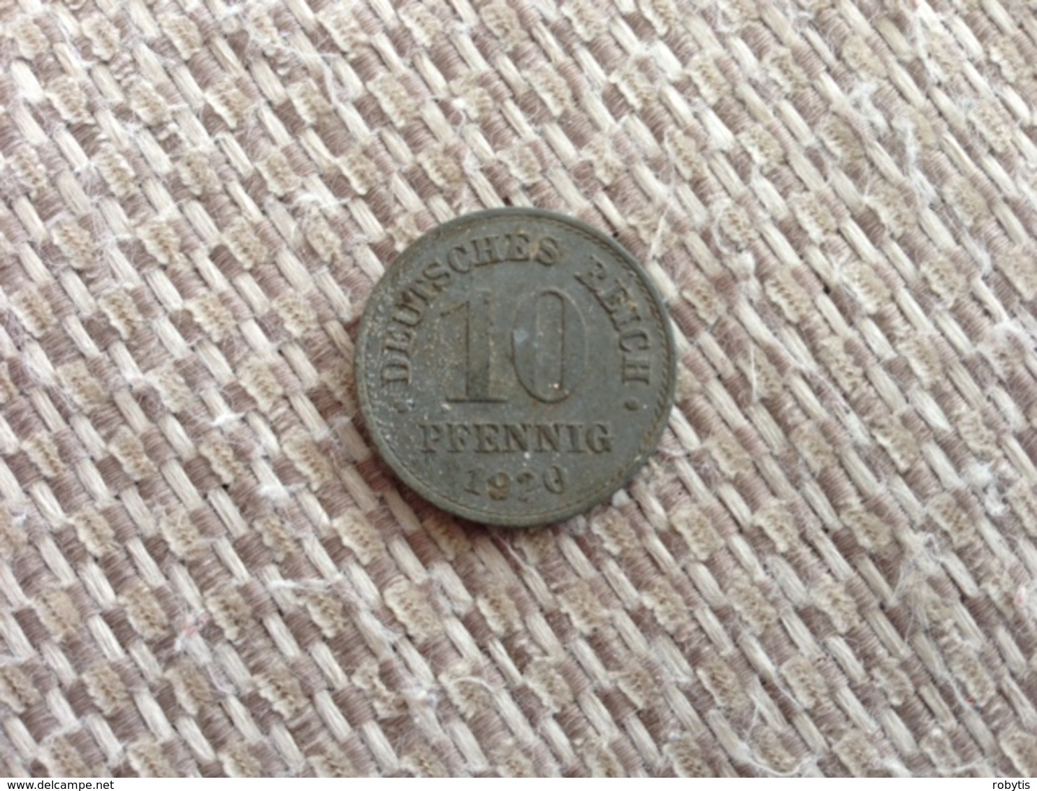 10 Pfennig 1920  - Germany - 10 Rentenpfennig & 10 Reichspfennig