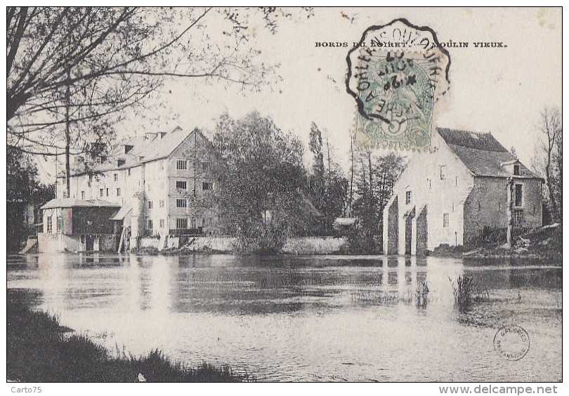 Bâtiments Et Architecture - Moulin à Eaux - Loiret - 1907 - Molinos De Agua