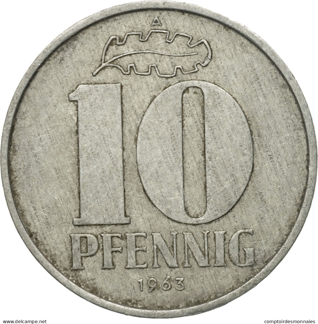 Monnaie, GERMAN-DEMOCRATIC REPUBLIC, 10 Pfennig, 1963, Berlin, TTB, Aluminium - 10 Pfennig