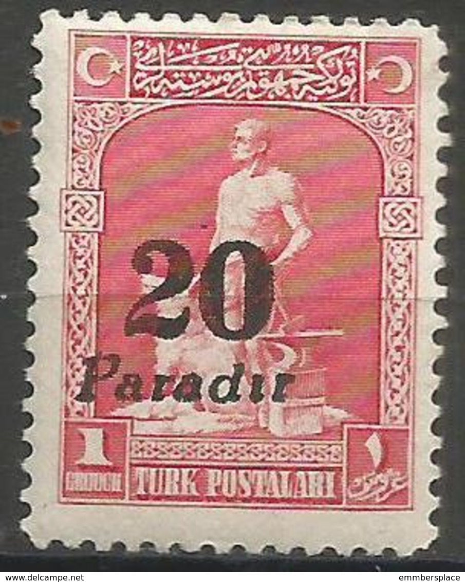 Turkey - 1929 Blacksmith & Wolf Surcharge MH *     Mi 882 - Nuevos