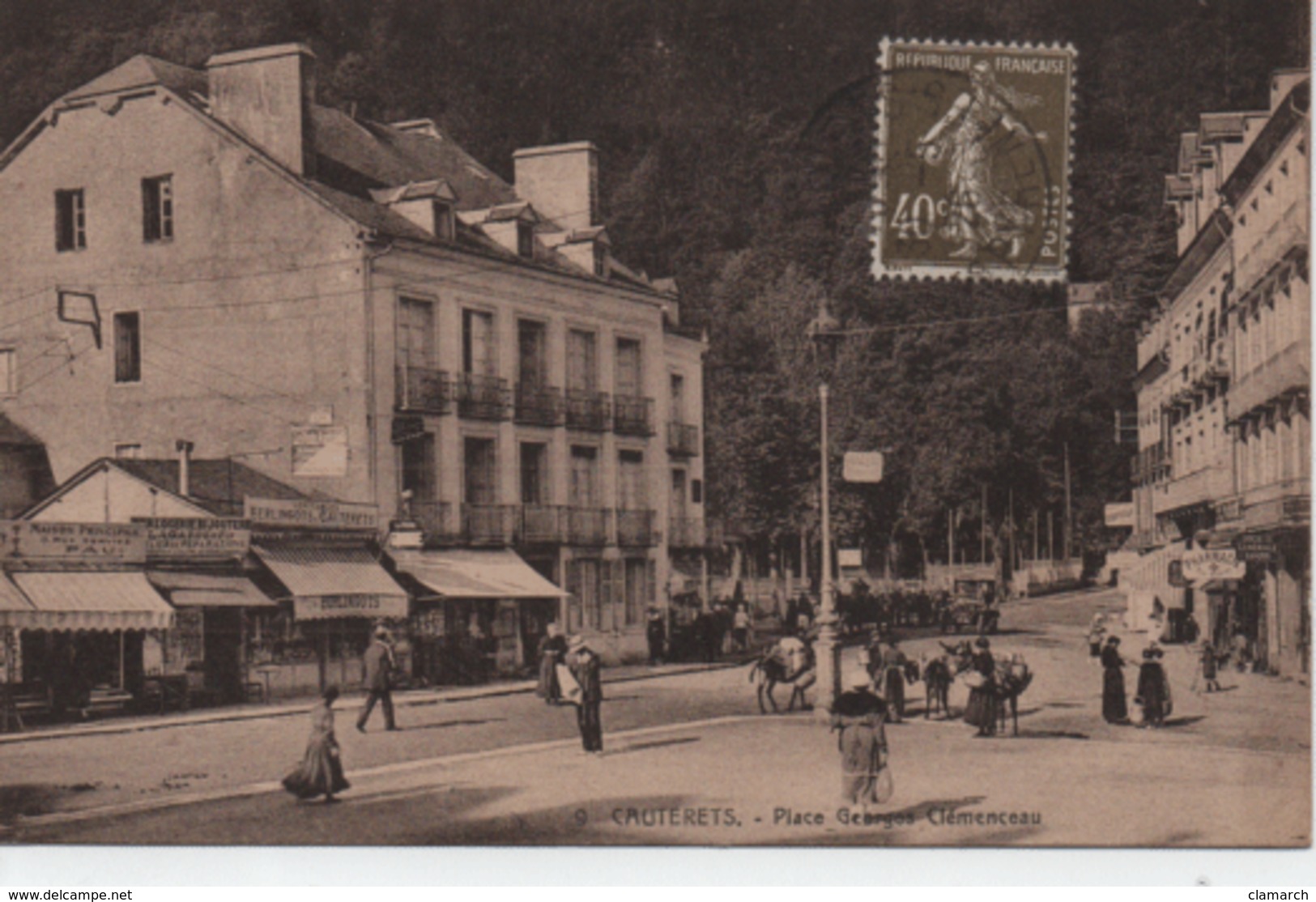 HTES PYRENEES-Cauterets-Place Georges Clémenceau - 9 - Cauterets