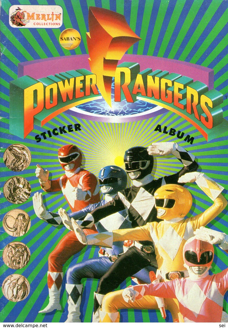 B 2109 -  Album Figurine, Power Rangers - Altri