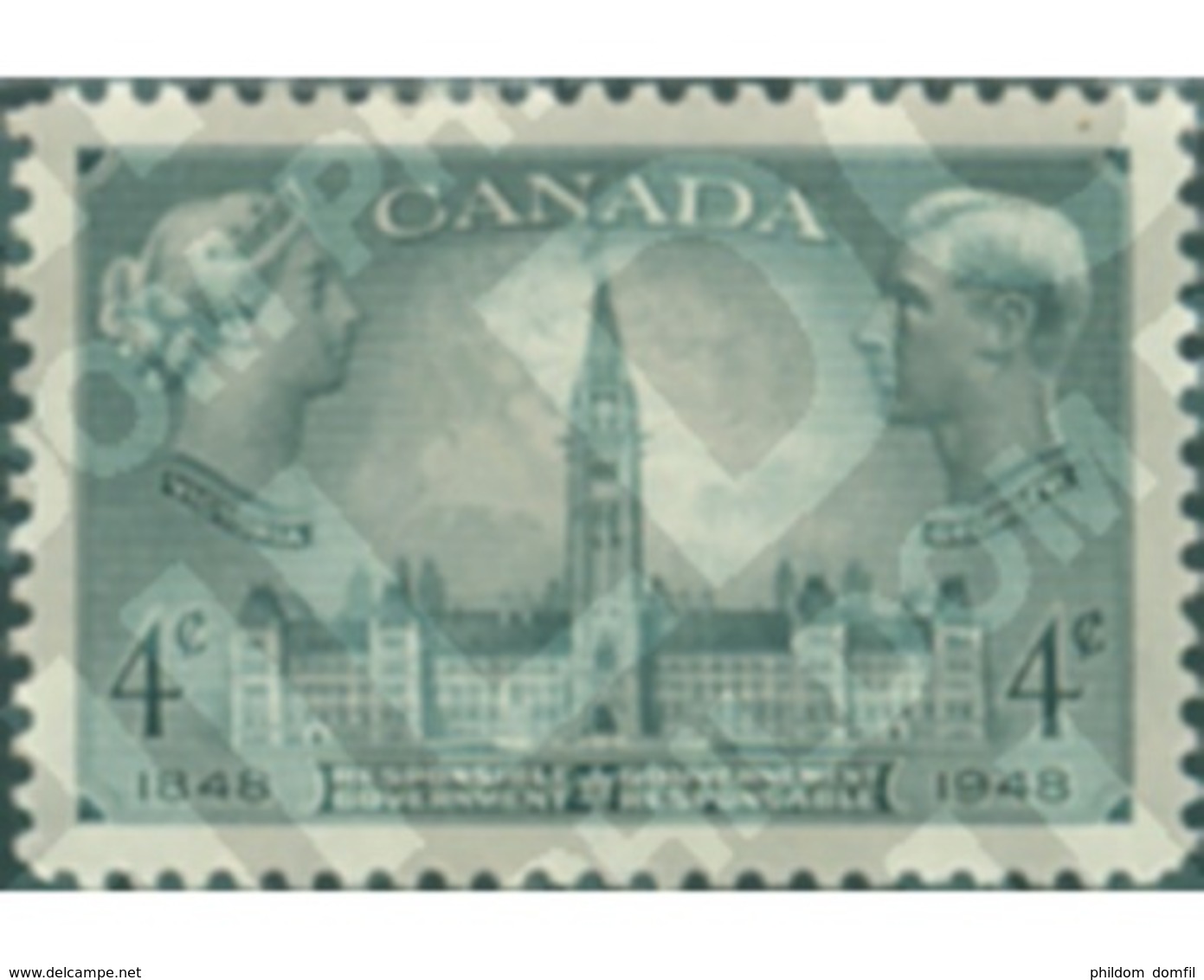 Ref. 129644 * MNH * - CANADA. 1948. CENTENARIO DEL GOBIERNO AUTONOMO - Unused Stamps